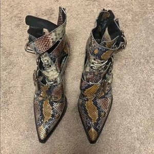 Jeffery Campbell Caceres Booties